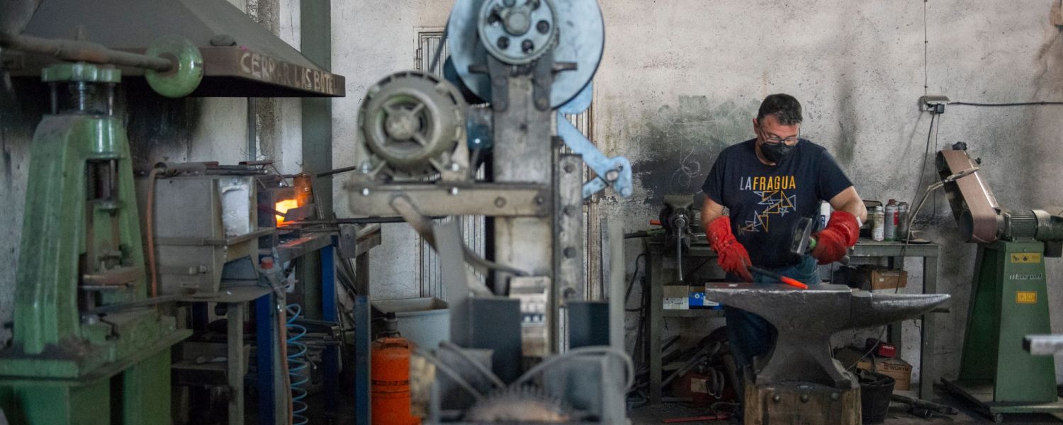 Talleres la Fragua - foto de trabajo en el taller
